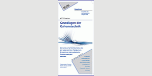 Seminar "Grundlagen Galvanotechnik"